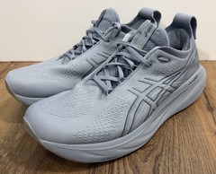 ASICS Gel-Nimbus 25 Mens 12 Running Shoes Sheet Rock Carrier Grey 11B547