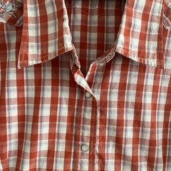 Bit & Bridle Pearl Snap Plaid Shirt M Western Top Embroidered Cowgirl Ranch