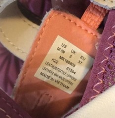 Merrell Womens Hydro Sandals Shoes Leather Mesh Purple/Orange Sz 6 New