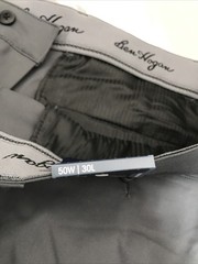Ben Hogan Mens Performance Pants Stretch Fabric Size 50×30 Asphalt Dark Gray New