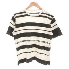 Edifice Men’s White Moss Color Striped T-Shirt S Round Neck Good Condition