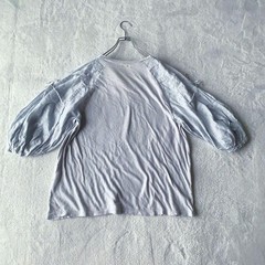 USED POPULAR KAPITAL GAUZE JERSEY RAGLAN BOUFFANT T-SHIRT WITH BALLOON SLEEVES