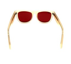 Ray Ban Wayfarer Boyfriend Reverse BEIGE/Red Sunglasses 0502S 6780/69 53mm