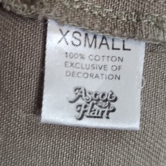 Ascot and Hart Olive Green Utility Jacket Shirt Shacket Womens XS Oversized Punk