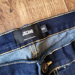 Jacamo Men’s Denim Jeans Waist 50 inches, Leg 27.5 inches Dark Blue Zip Fly Uk