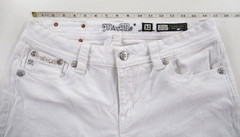 MISS ME MID-RISE (EASY CROP) JEANS TAG SIZE 31 MEASURED 33X23 ½ MM#156