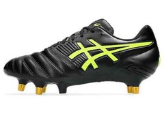 ASICS Rugby Cleats LETHAL RELENTLESS WIDE 1111A259.001 Black/Safety Yellow NEW
