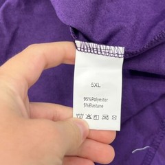 Purple Sleeveless A-Line High-Neck Dress Women’s Size 5X-Large NEW