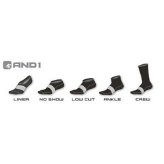 AND1® Men’s Cushion ANKLE Socks 12 pack “ARCH COMPRESSION~Reinforced heel & Toe”