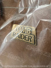 Tomb Raider Lara Croft Adventure Tote Bag 100% Waxed Cotton Canvas Faux Leather