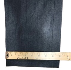 Lauren Ralph Lauren Black Label Charcoal Gray Mens 36×29 Flat Front Dress Pants
