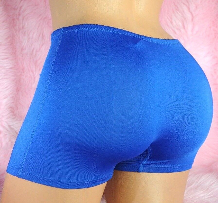 All Nylon Stretch Classic Boyshorts Control Briefs Tap Panties sz L 9 Colors!