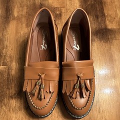 Xray Women’s Brown Tassel Fringe Slip-On Loafer Flats Synthetic Size 9