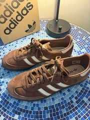 Adidas Samba OG Men’s Suede Low-Top Sneakers Preloved Brown/Wonder White IG1357