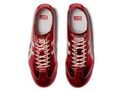 Onitsuka Tiger Mexico 66 Red Metallic Leather Sneakers Shoes Unisex w/ Box