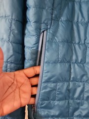 Patagonia Women’s Nano Puff Hoody Sz M Blue (EUC) Gorpcore