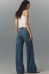 Anthropologie Ellis High-Rise Pull-On Flare Jeans by Pilcro