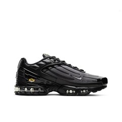 Men’s Nike Air Max Plus TN 3 Durable Anti-Slip Running Shoes in Black & Grey