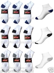 5~100 Dozen Wholesale Lot Men Sports Cotton Ankle Socks Athletic P284 9-11 10-13