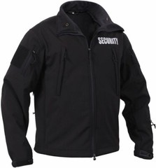 Black Waterproof Special Ops Soft Shell Double Sided Security Jacket