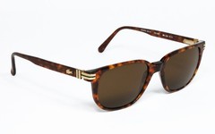 VINTAGE SUNGLASSES LACOSTE 755 FL 6407 SPOTTED TORTOISE GOLD CROCODILE TENNIS