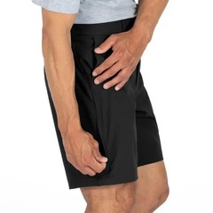 Gerry Men’s Tech Shorts 9” Inseam Stretch UPF 30+ Side Vertical Zip Pocket&Back