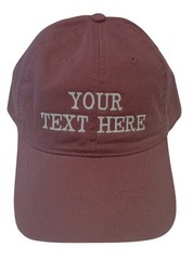 Custom Embroidered Baseball Cap Personalized Text Dad Hat with Your Own Message