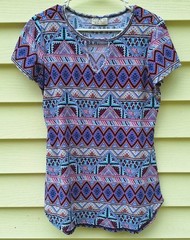 Womens Mayan Aztec Top M Hippie Festival Western Cowgirl Starseed Whimsical Boho