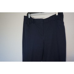 Talbots Hampshire Curvy Navy Blue Ankle Pants Womens 14 Cotton Blend Trousers