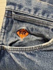 Wrangler FR Men’s Jeans Flame Resistant Original Fit FR13MWZ tag 40 x 32 (38×30)