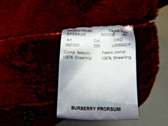 Burberry Prorsum Runway Vintage Shearling Babbage Vest Italy Size 6 EUC
