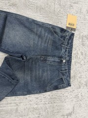 Denim Men’s Blue Regular Fit Straight Leg Mid Rise Jeans Medium Wash Sz 36