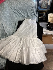 White 100% Nylon Crinoline Slip Women’s Regular Size 12 Style 550 Hand Wash Only