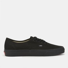 Vans Authentic VN000EE3BKA Sneaker Mens Black Canvas Low Top Skateboarding Shoes