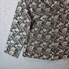 Chico’s Shirt Top Women Size 0 Silk Blend Button Up Elegance Work Shiny