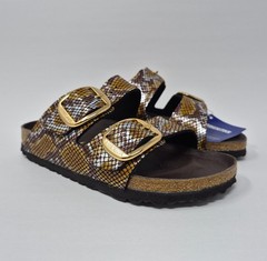 Birkenstock Women’s EU 37 = US 6 Big Buckle Python Narrow Sandals READ