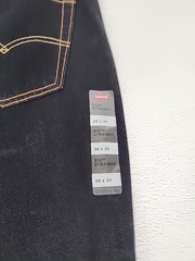 Levi’s 514 Regular Fit Zip Fly Straight Leg Denim Jeans 36X30 Men’s Black