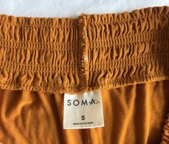 Soma Cool Nights Pajama Sleep Shorts S Orange Soft Comfy Lounge Pockets