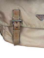 Size OS – Prada Khaki Tessuto Nylon Messenger – Pre-Owned