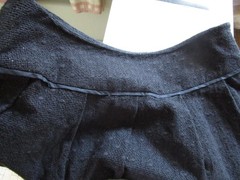Talbots Black Skirt Fitted Waist Loose Pleats Fully Lined 6P