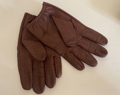 Dents Delta Men’s Classic Leather Driving Gloves English Tan XXL Near Perfect