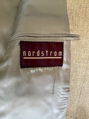 Nordstrom Mens Tweed Blazer Sport Coat Jacket 44L Wool Tan Ivy League Old Money