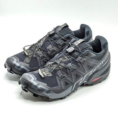 Salomon “Speedcross 6” Men’s Moderate Terrain Running Shoe [Black/Phantom] – NEW