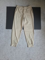 Uniqlo JAPAN Airism Jogger Pants Women’s M Tan/Beige Color 3 Pocket Drawstring