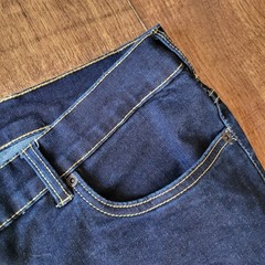 Jacamo Men’s Denim Jeans Waist 50 inches, Leg 27.5 inches Dark Blue Zip Fly Uk