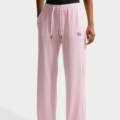 $60 Nike Women’s Chill Knit Open Hem Pants -IQ0092663 -Pink Foam-Small-New Tags