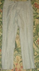 $600 BANANA REPUBLIC Green Linen 2 Piece Suit Slim Fit 38R 33 x 32 NWT
