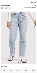 Nuuds Straight Ranger Classic Jean Size 25 Distressed Light Wash