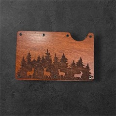 Brand new Custom Anything You Want Engraved RFID Minimalist Wallet You Pick