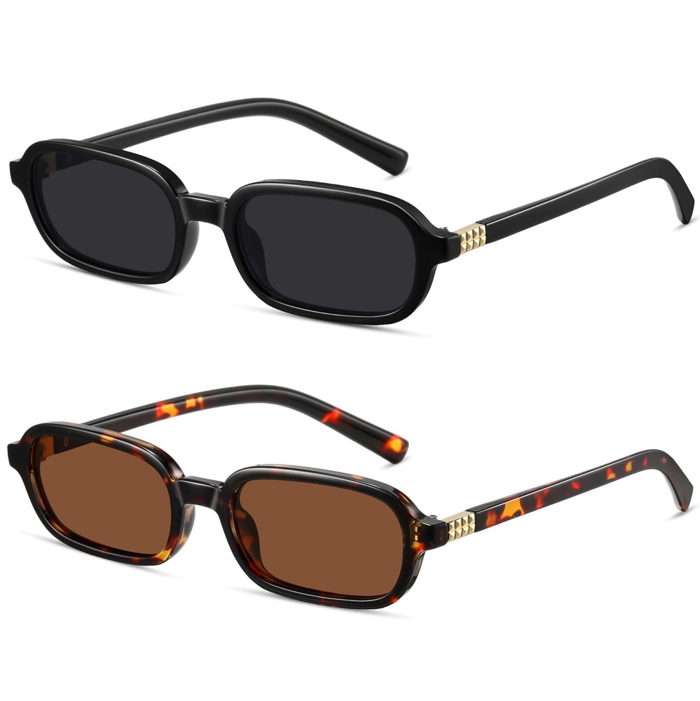 Colrea Retro Small, Black Frame/Black Lens+tortoise Frame/Brown Lens